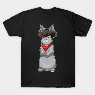 Rabbit Cowboy Cowboy hat T-Shirt